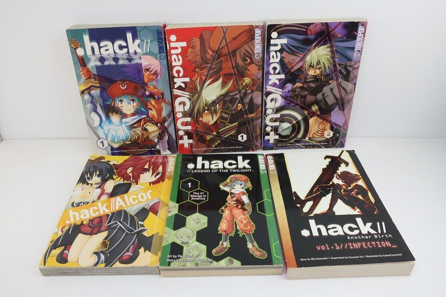 .hack  manga lot - G.U.+, xxxx, Alcor, Legend of the Twilight, Another Birth