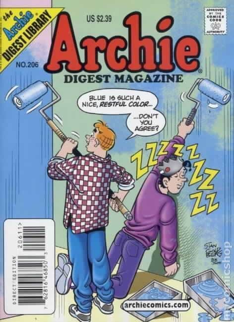 Archie Comics Digest #206 VF 2004 Stock Image