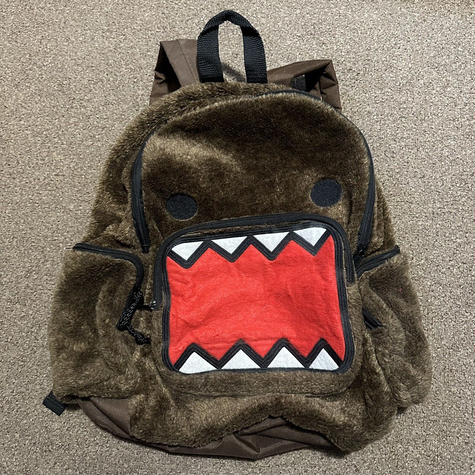 2010 Domo Kun Plush Backpack Bag *Read Flaw