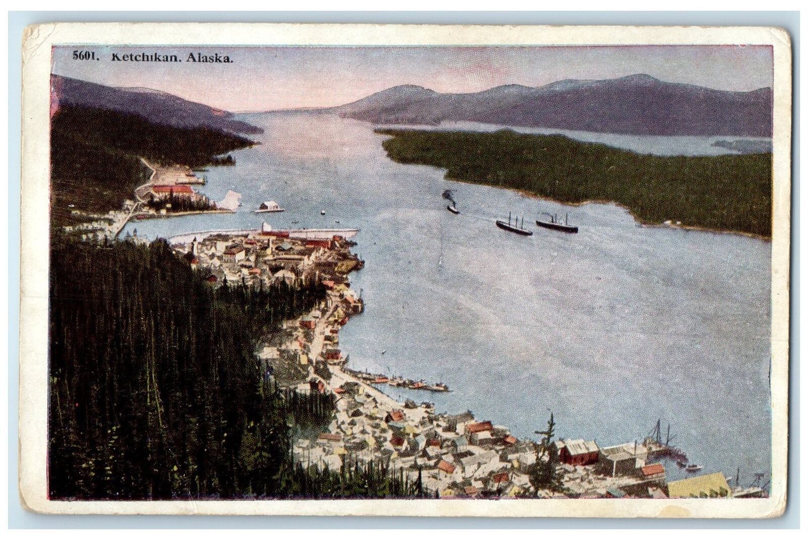 c1920\'s Residents As First City In Alaska Ketchikan Alaska AK Unposted Postcard