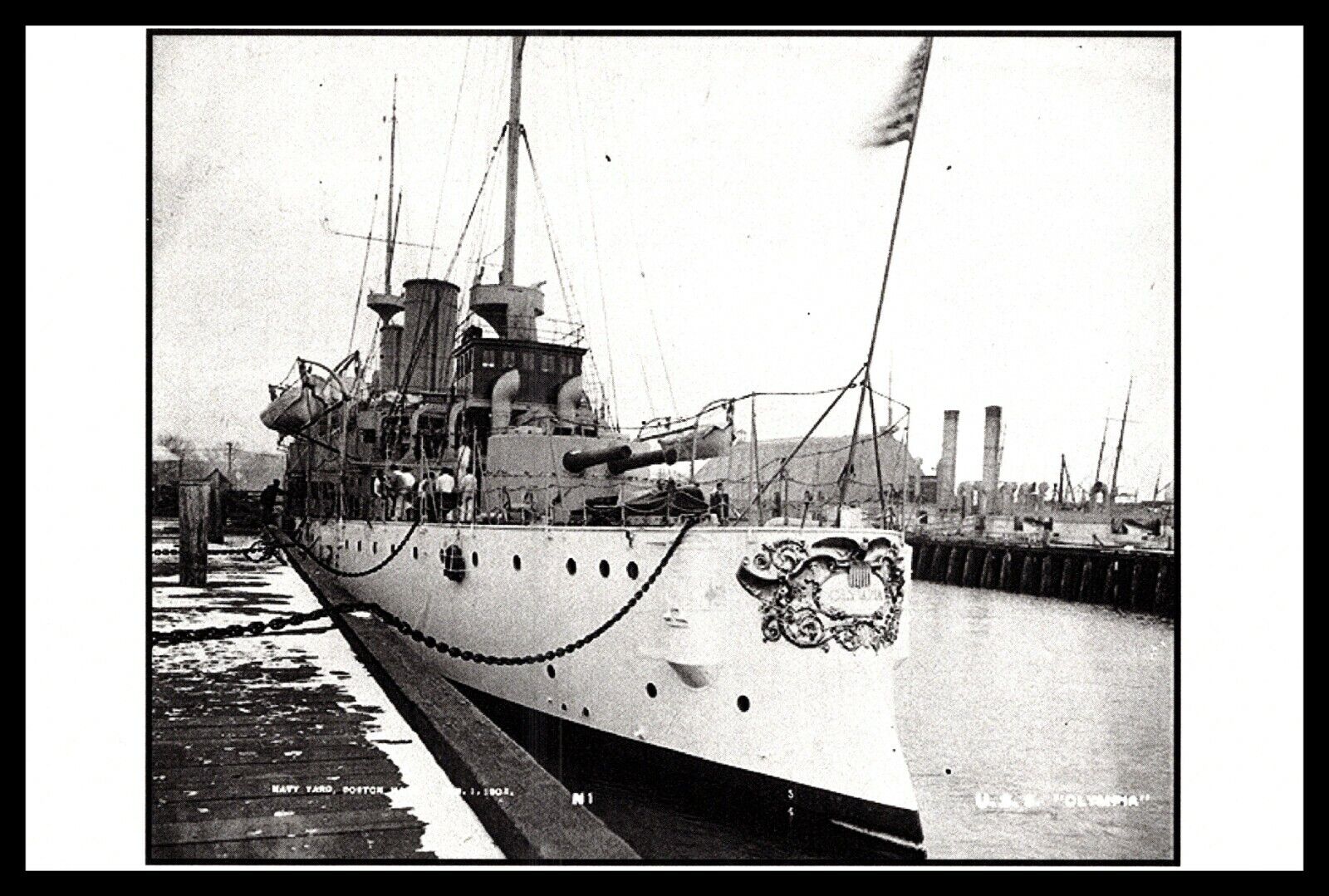 Postcard USS Olympia C-6