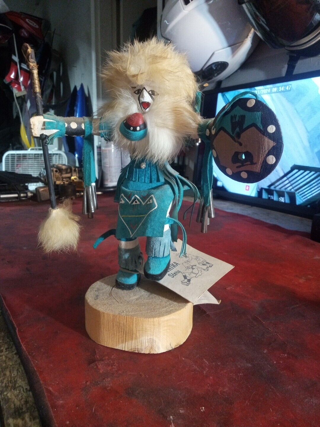 Navajo Buffalo Soldier Kachina Doll