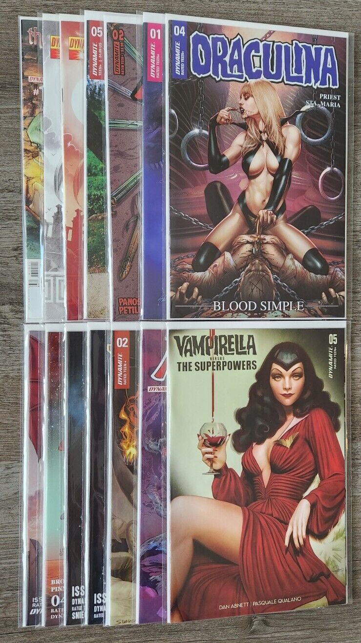 Dejah Thoris, Red Sonja, Vampirella - Dynamite Comics Lot