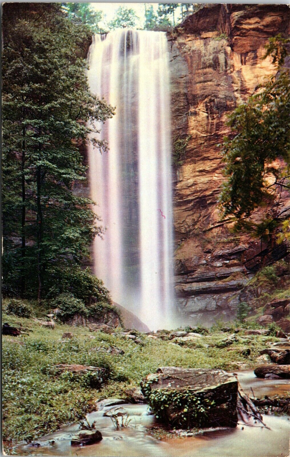 Toccoa Falls Georgia Vintage Postcard