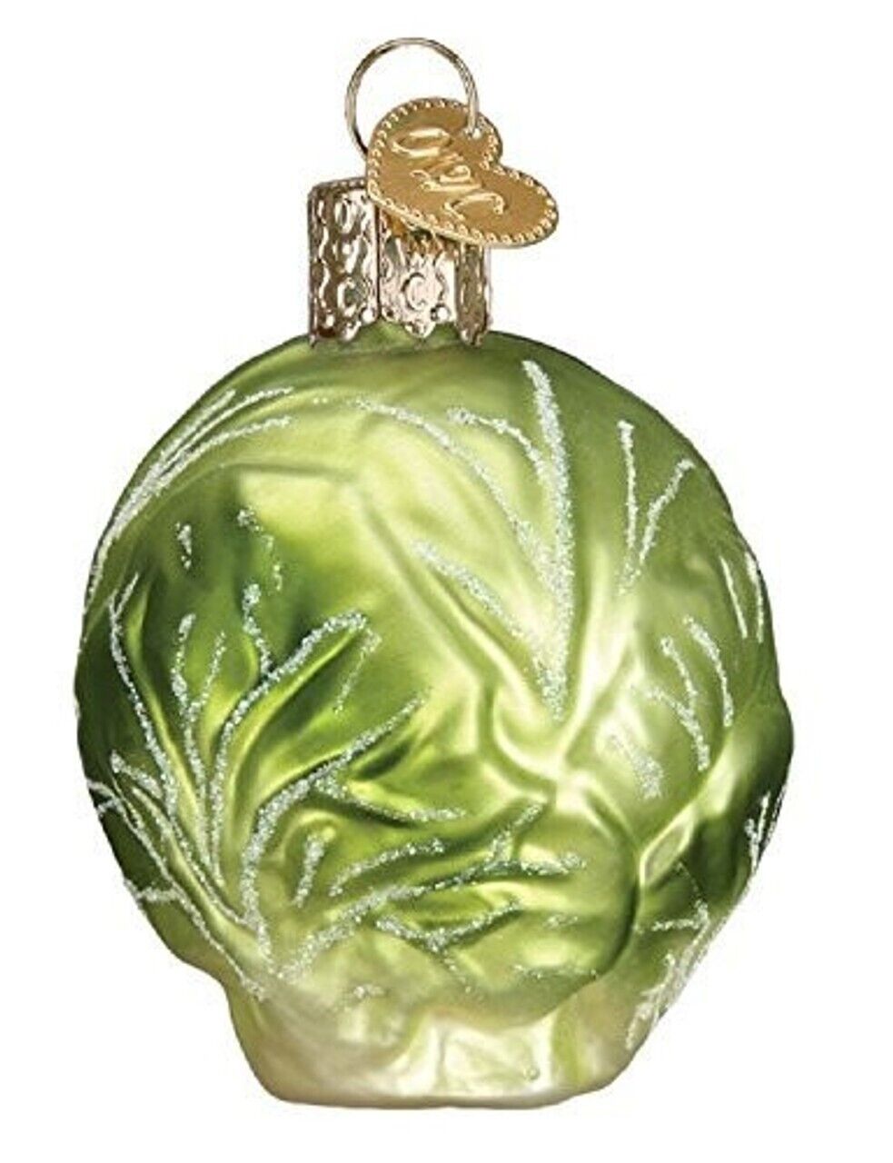 Old World Christmas BRUSSEL SPROUT (28120) Glass Ornament w/ OWC Box