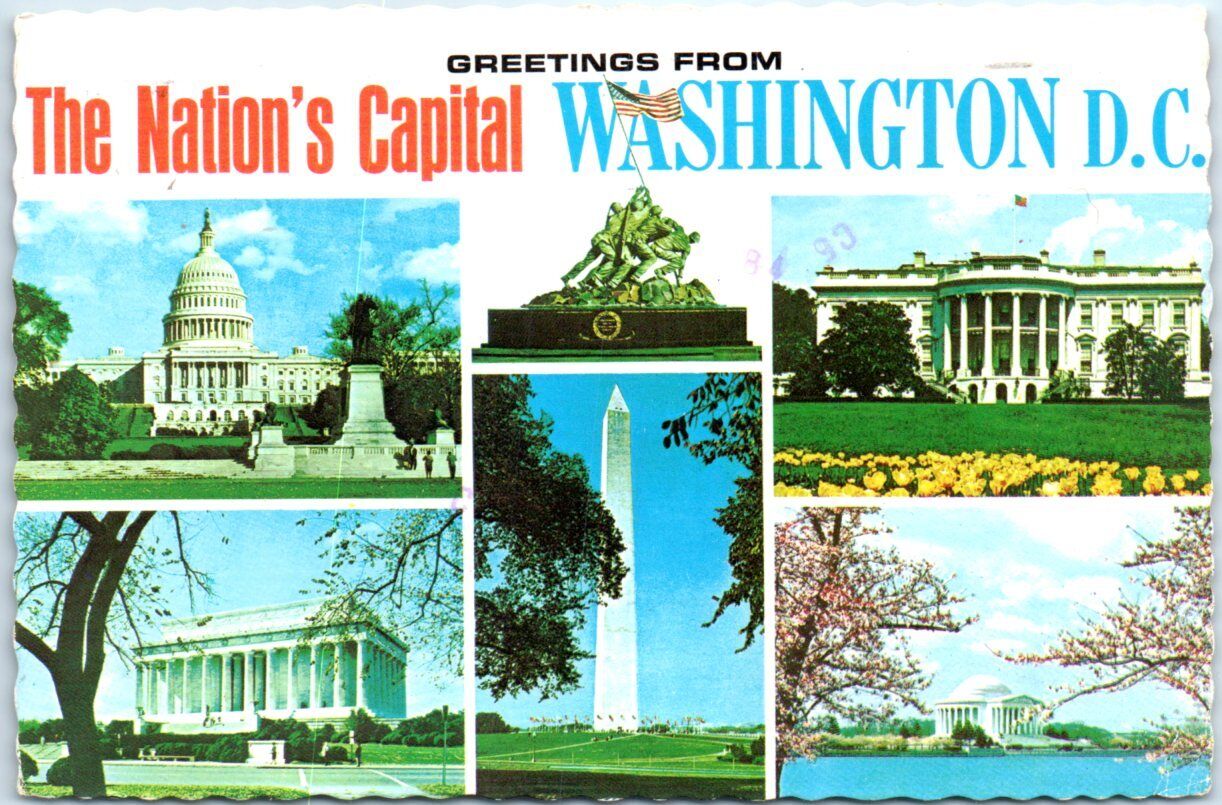 Postcard - Greetings from the Nation's Capital, Washington, D. C.