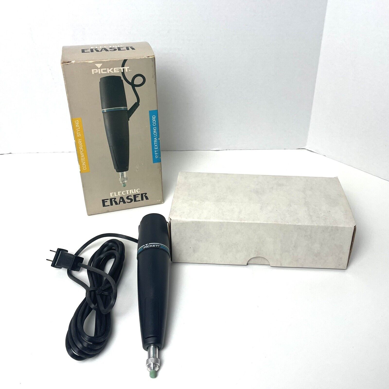Vintage Pickett Electric Eraser w/Fingertip Control Switch - Chartpak- Drafting