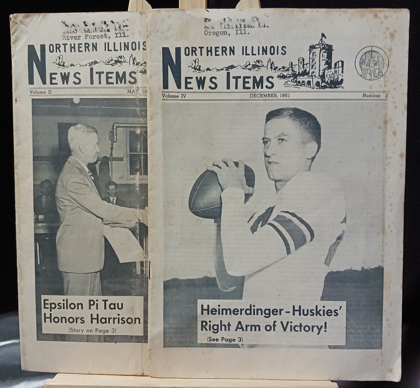 NORTHERN ILLINOIS News Items Pamphlets 1950 & 1951