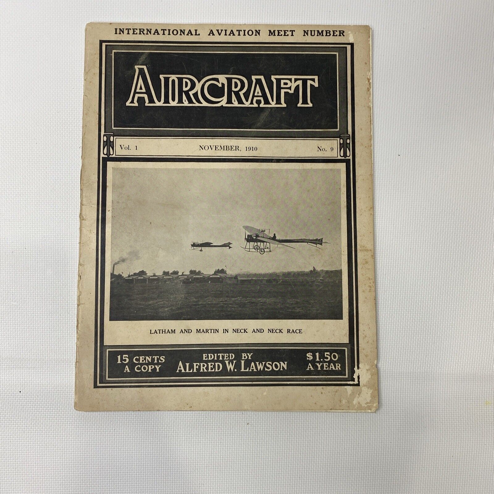 RARE 1910 Aircraft Magazine - September, 1910 Vol 1. No. 9 Aviation Airplane EX.