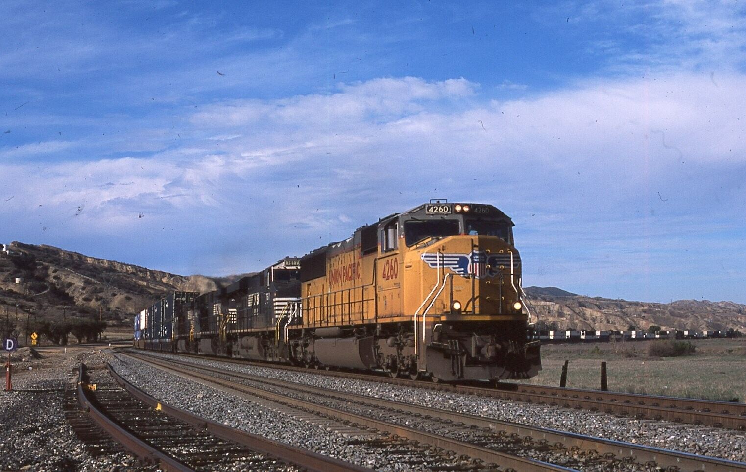 Original Train Slide Union Pacific   #4260 11/2013 El Casco CA #4