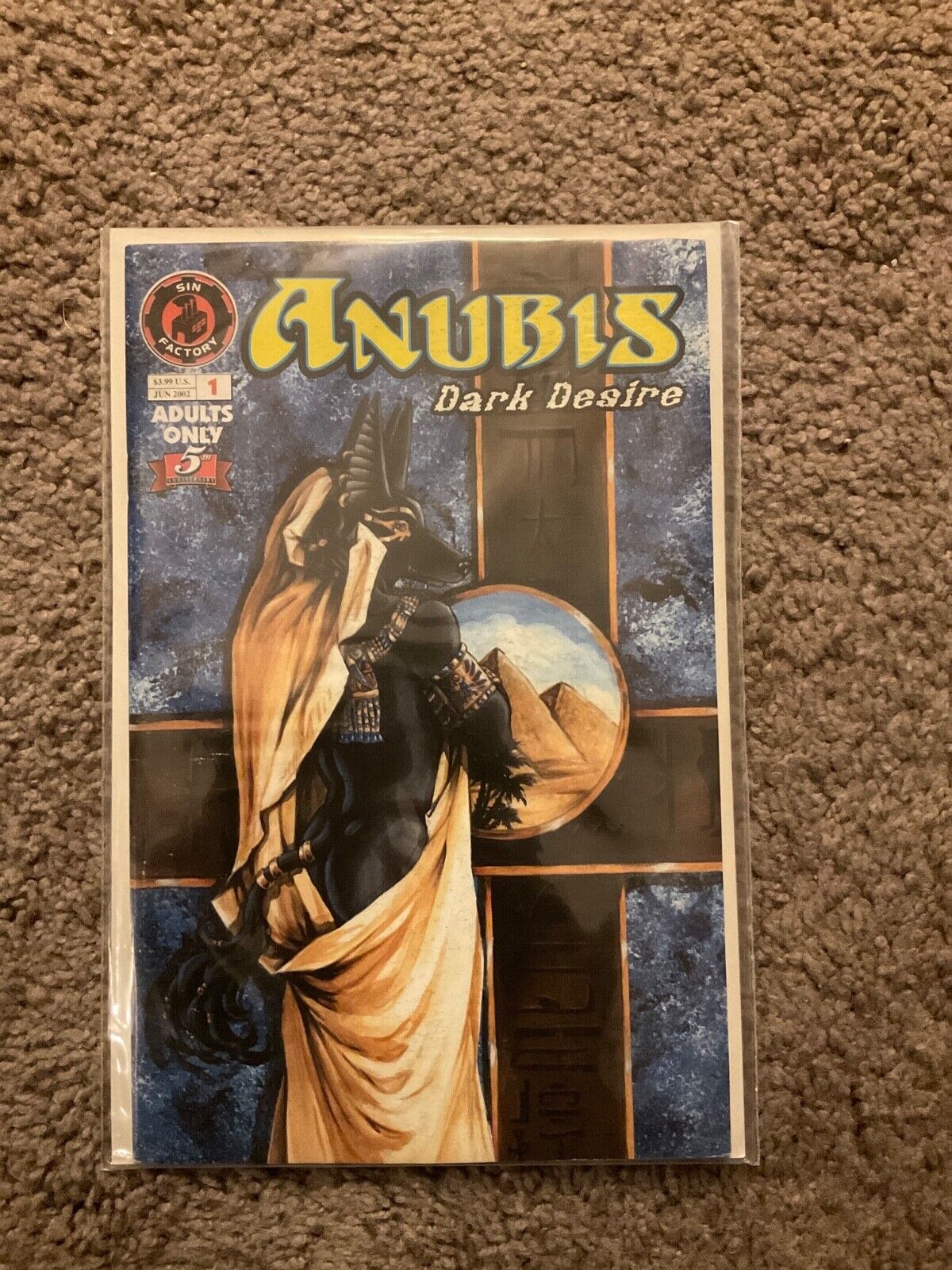 Anubis: Dark Desire, complete set. All issues 1 - 4 + hardcover.