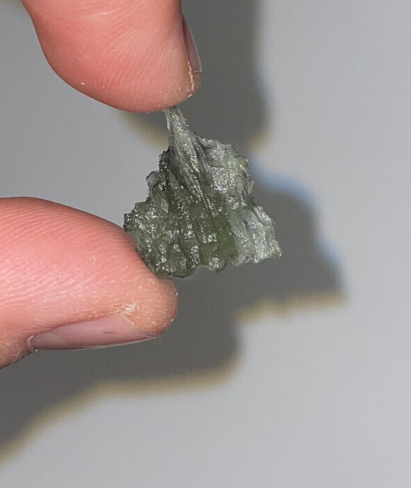 Moldavite 1.20 grams 6 ct Grade A Natural with Certificate of Authenticity