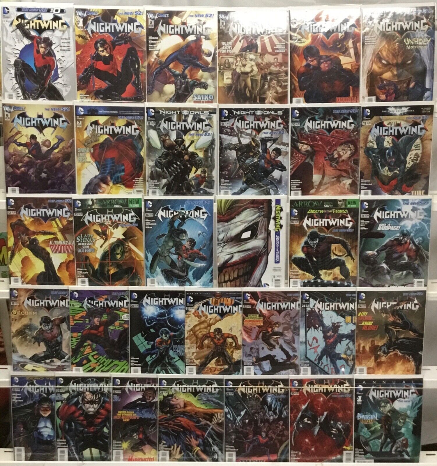 DC Comics Nightwing #0-30 Complete Set VF 2011