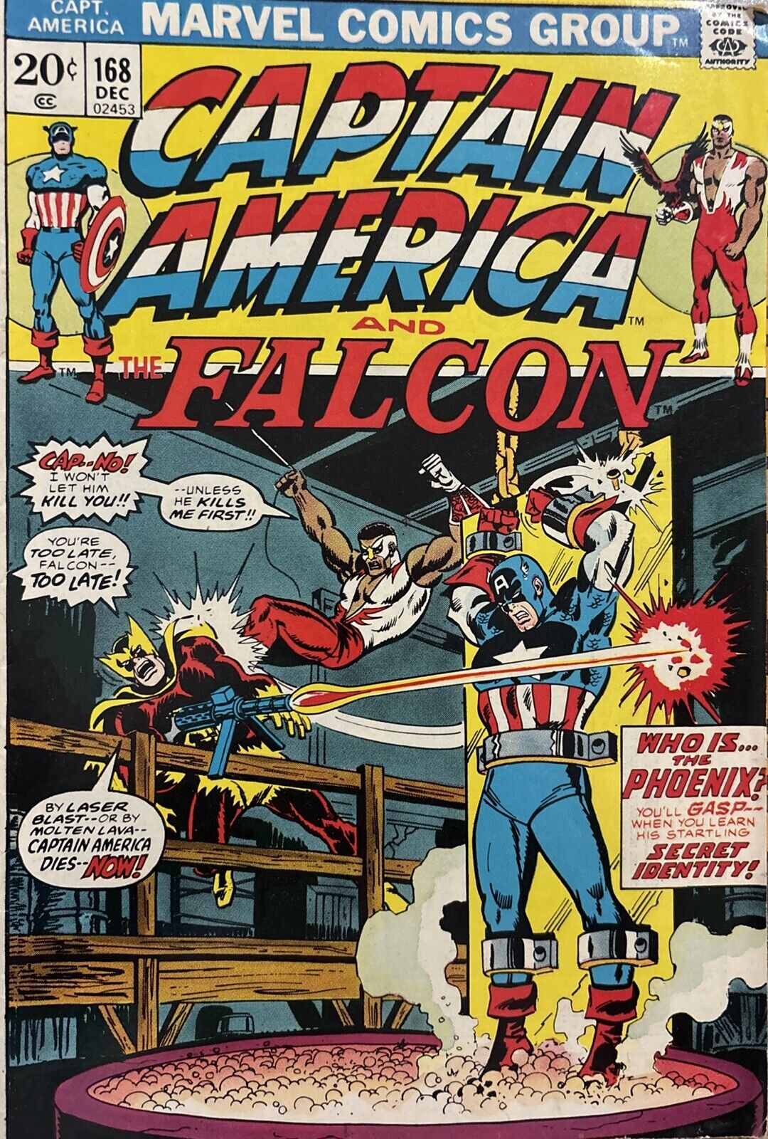 Marvel Comics Group Captain America and The Falcon #168 Dec
