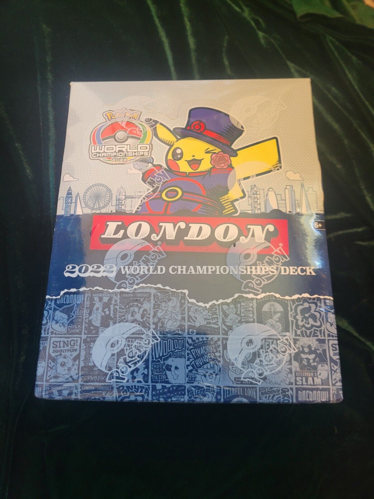 Pokémon TCG 2022 London World Championships Deck Box Set - 8 Decks - BRAND NEW