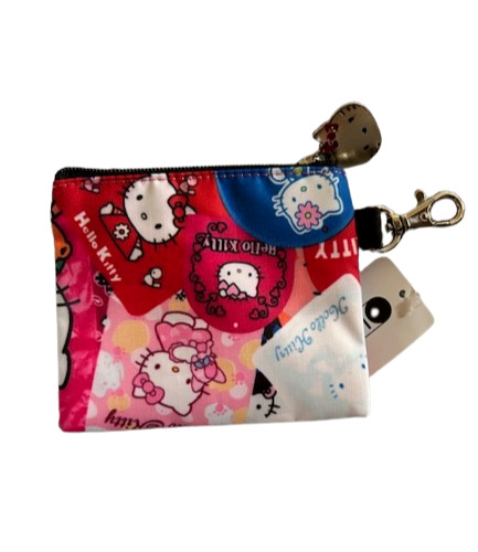 New My Melody Sanrio Lesportsac sm PINK Wallet ID Coin Case Clip Purse Pouch
