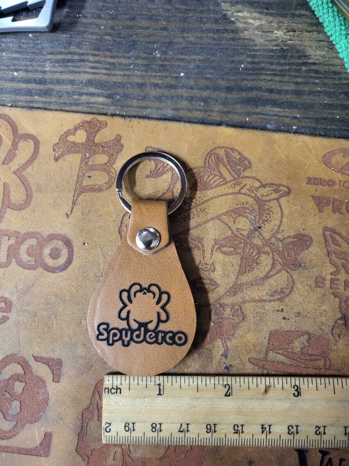 Spyderco Custom Laser Engraved Key Fob