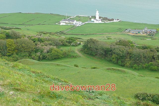 PHOTO  ST. CATHERINE\'S LIGHTHOUSE A FINE VIEW FROM THE TOP OF GORE CLIFF OVERLOO