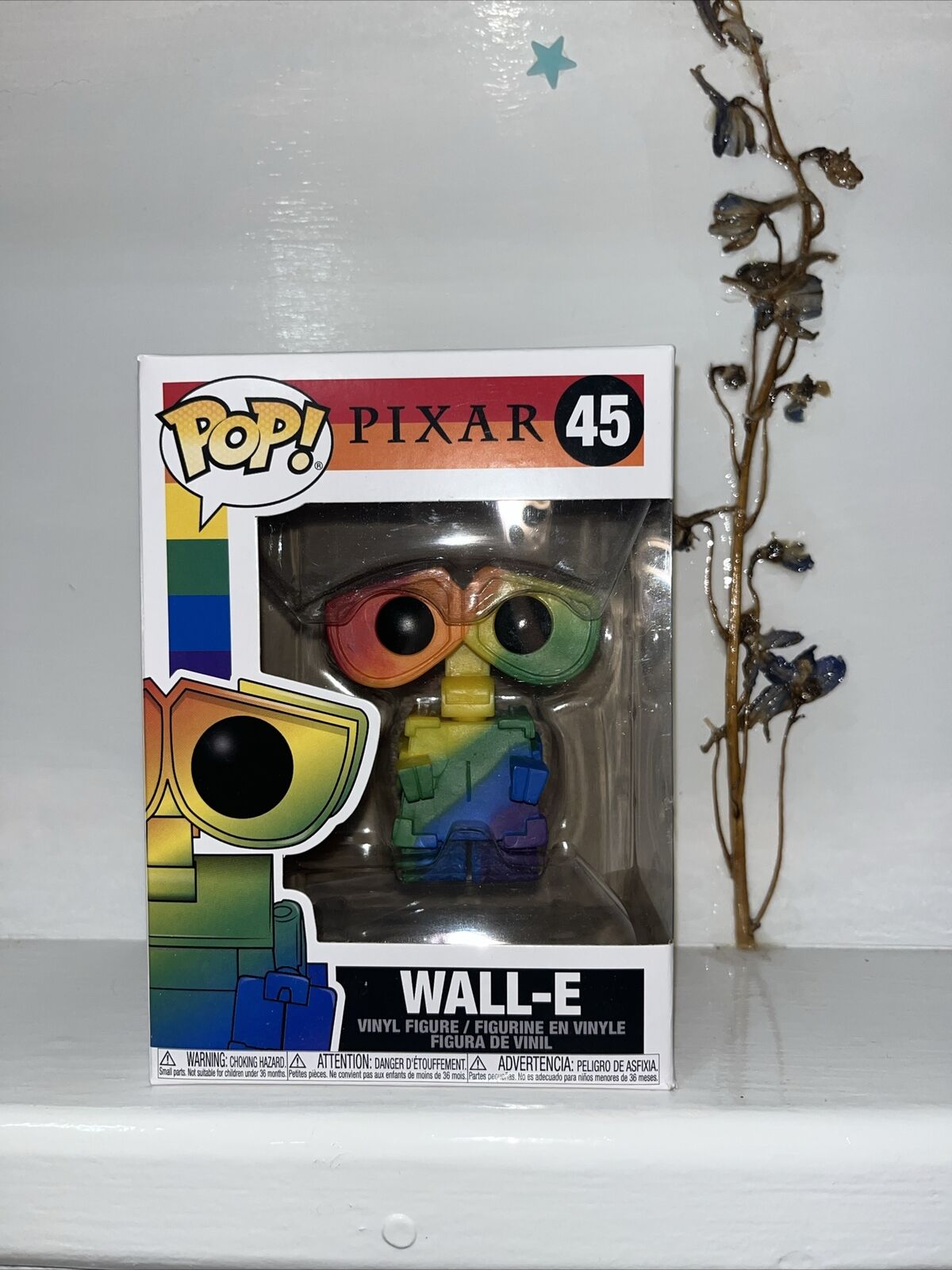 Funko POP Disney Pixar Rainbow Pride Wall-E #45 Vinyl Figure