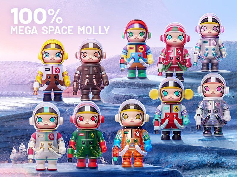 Popmart MEGA Collection 100% Space MOLLY Series 1 Assorted Box Japan F/S New
