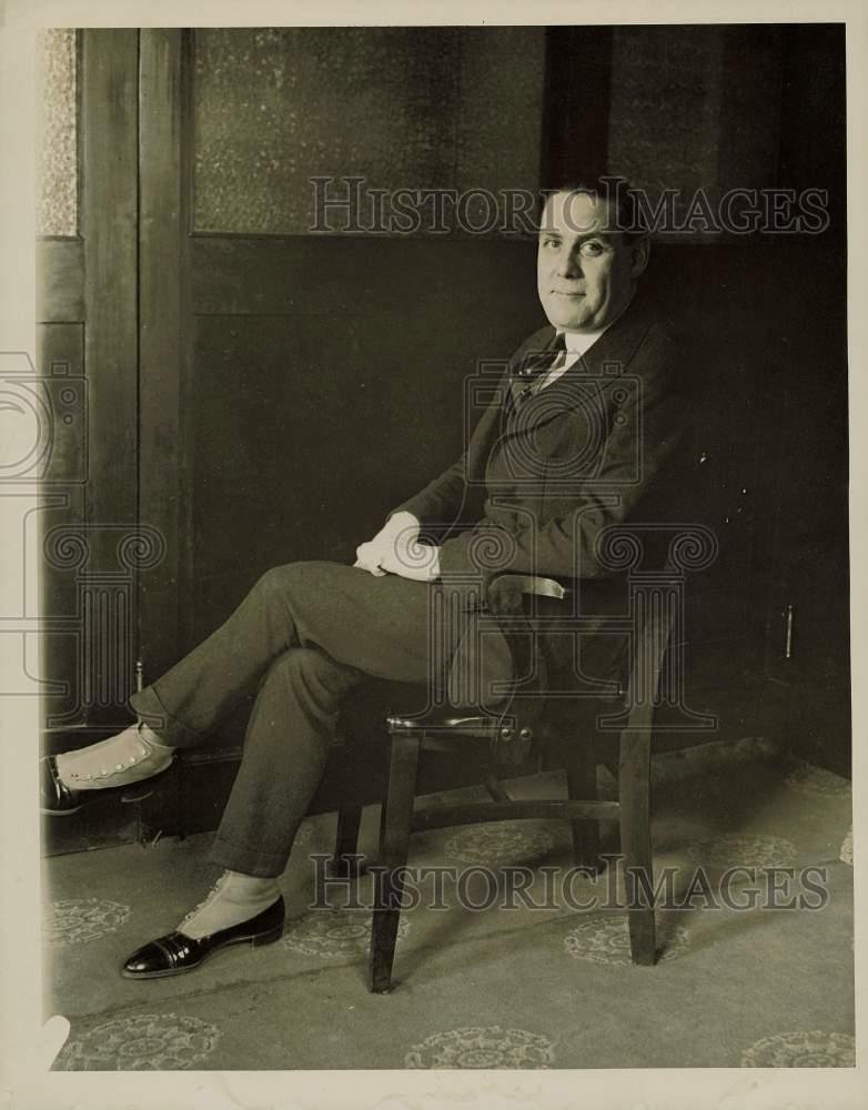 1919 Press Photo Lillian Lorraine\'s husband Fred Gresham - kfa11647