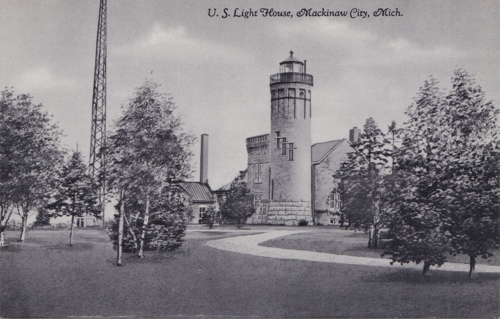 USCG Mackinaw City USCG LIGHTHOUSE built 1899 Mackinac Point Lighthouse Station