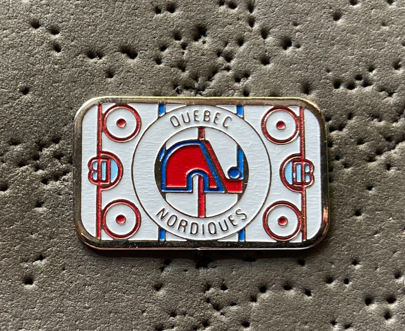 Quebec Nordiques Small Rink NHL Hockey Pin