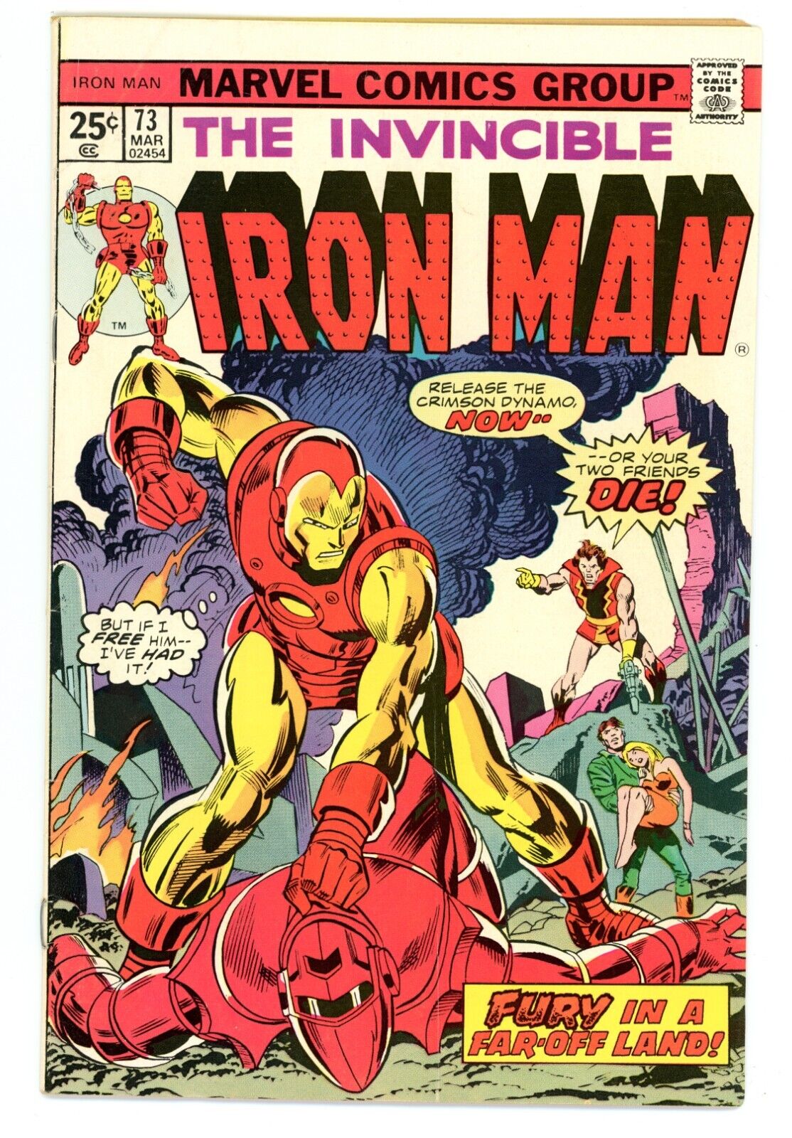 Invincible Iron Man #73  1974 VF+ Marvel Comics