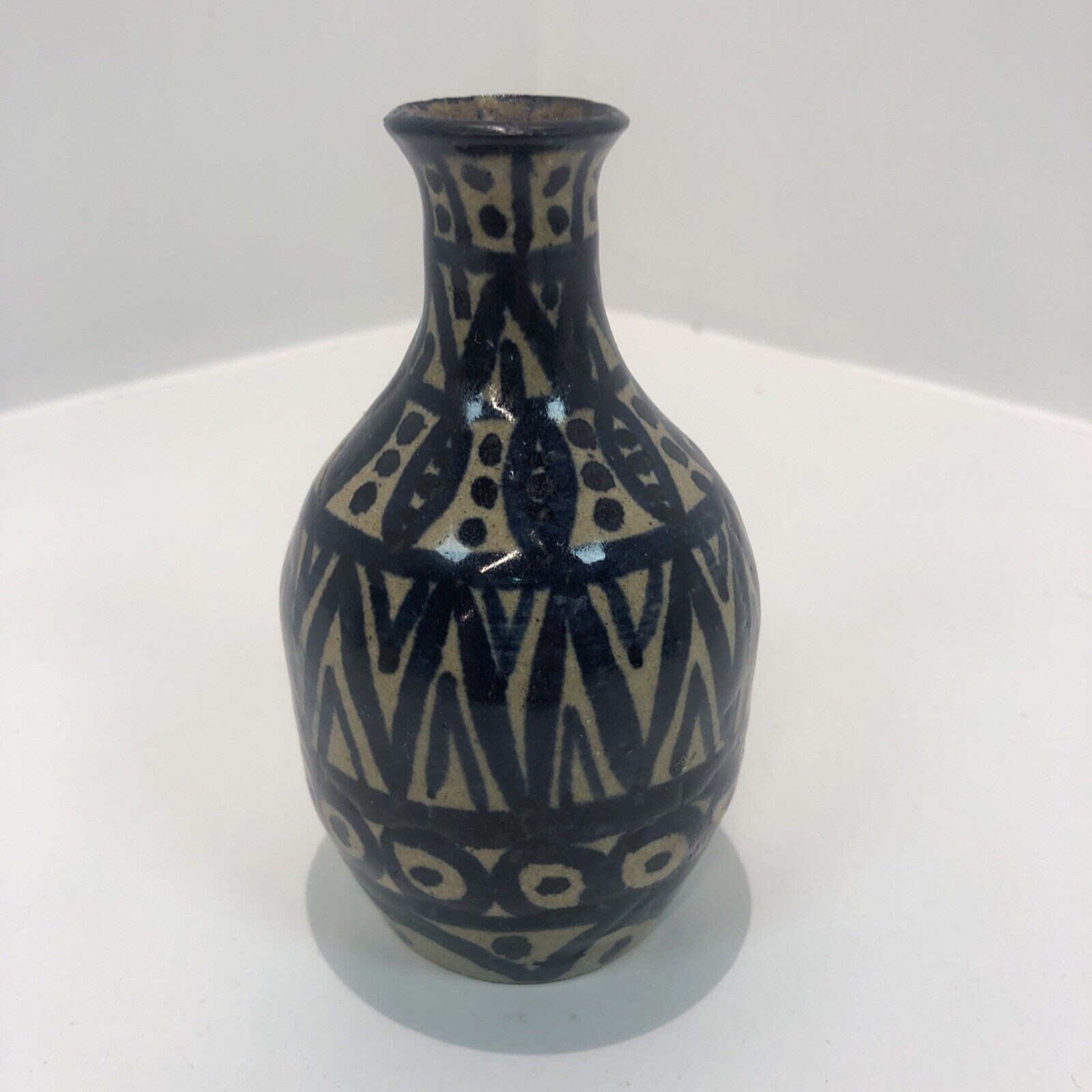 Miniature Hand painted Vase Mexico Vintage 90’s