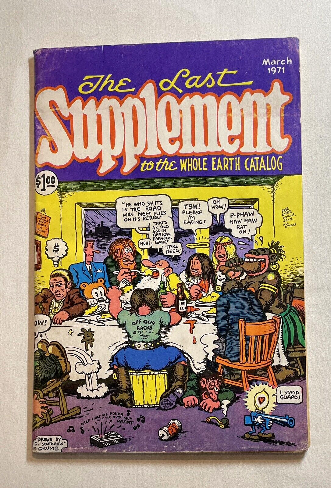 R. CRUMB - 1971 LAST SUPPLEMENT TO THE WHOLE EARTH CATALOG ~UNDERGROUND MAGAZINE