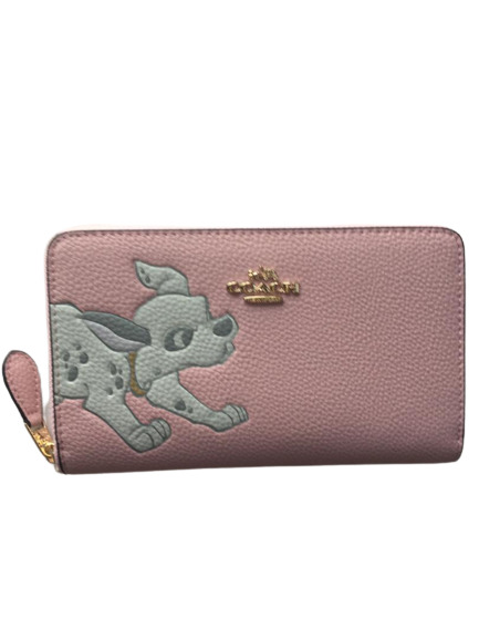 coach disney 101 dalmatians wallet pink 2304 M