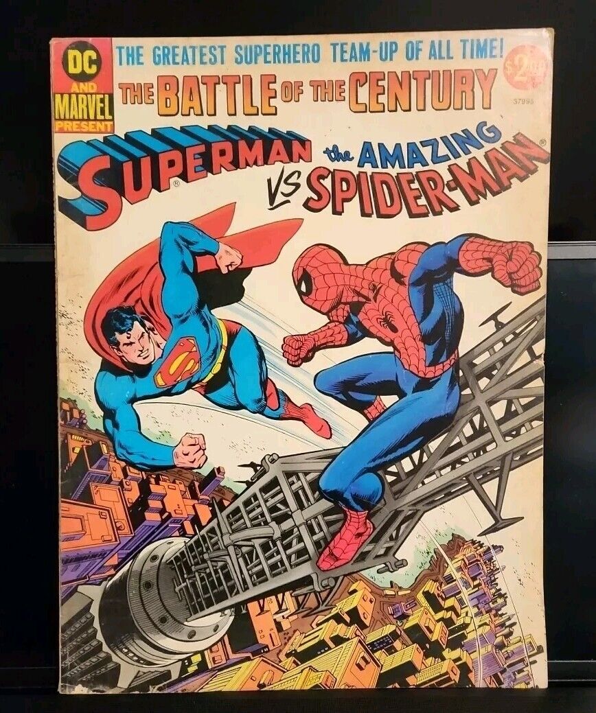 BATTLE OF CENTURY SUPERMAN VS. SPIDER-MAN TREASURY EDITION (DC/Marvel \'76) 
