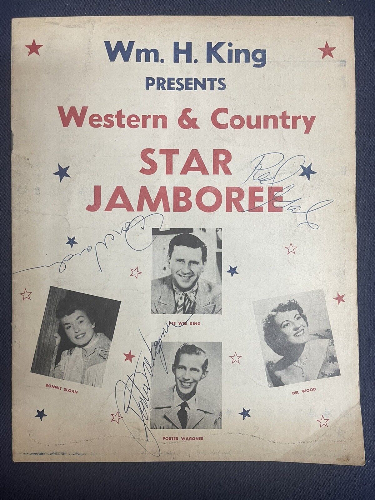1950\'s Wm. H. King Western & Country Jamboree SIGNED Porter Wagoner + More