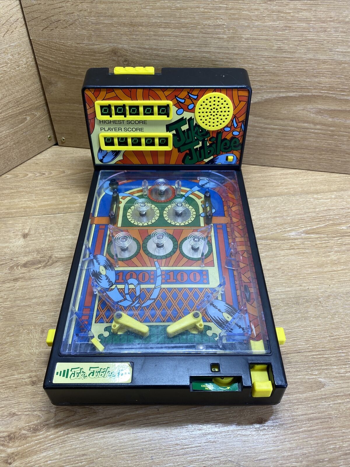 Vintage Juke Jubilee Table Top Pinball Machine Game Works Tested