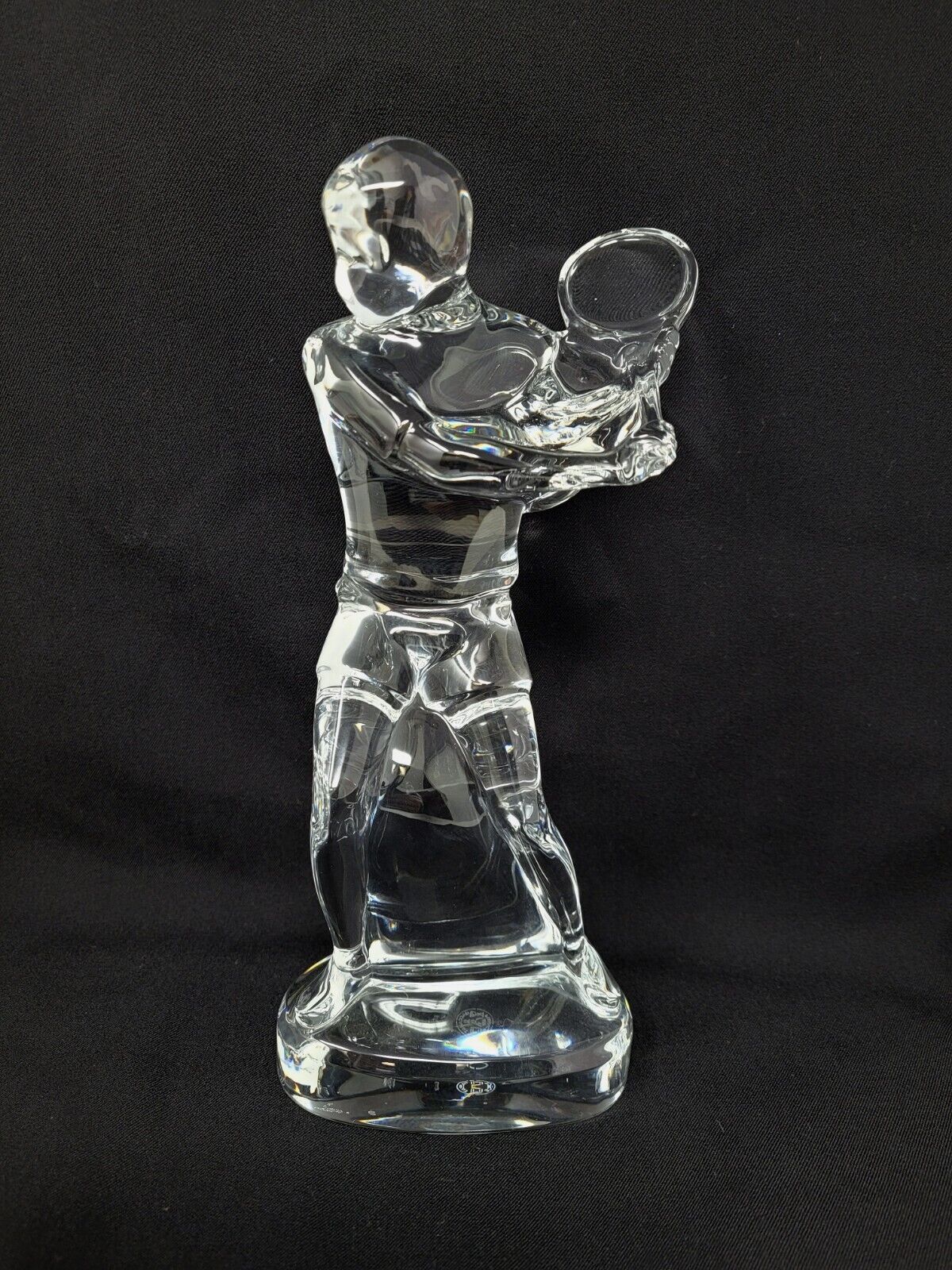  BACCARAT Crystal Glass Male Tennis Tennis Player Figure 