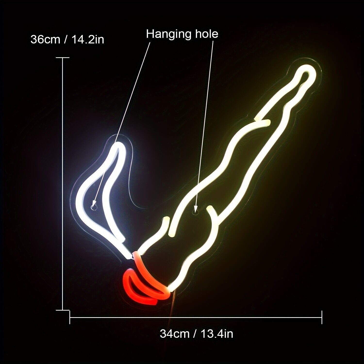 UponRay Match design LED neon lights are used for wall decoration, creating a un