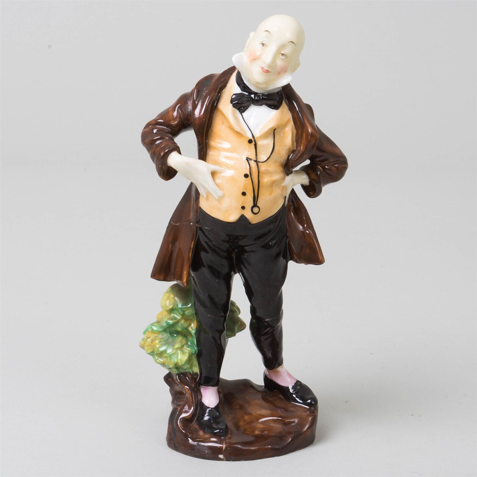 Vintage Royal Doulton England Mr. Micawber Dickens Figurine *Repaired*