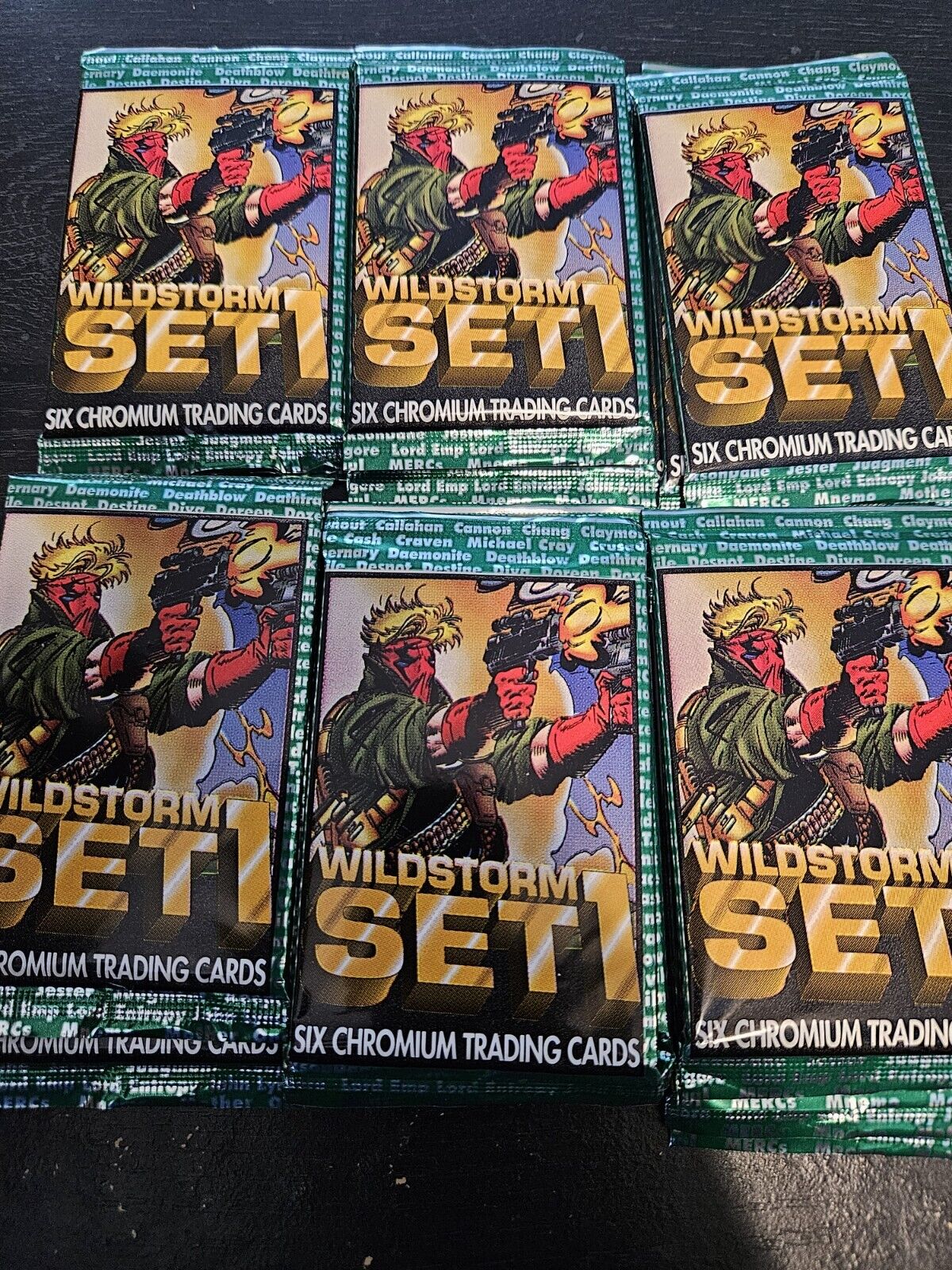 Wildstorm Set 1 Chromium Trading Cards  Factory Sealed Packs 1 Pack 1994 Image 