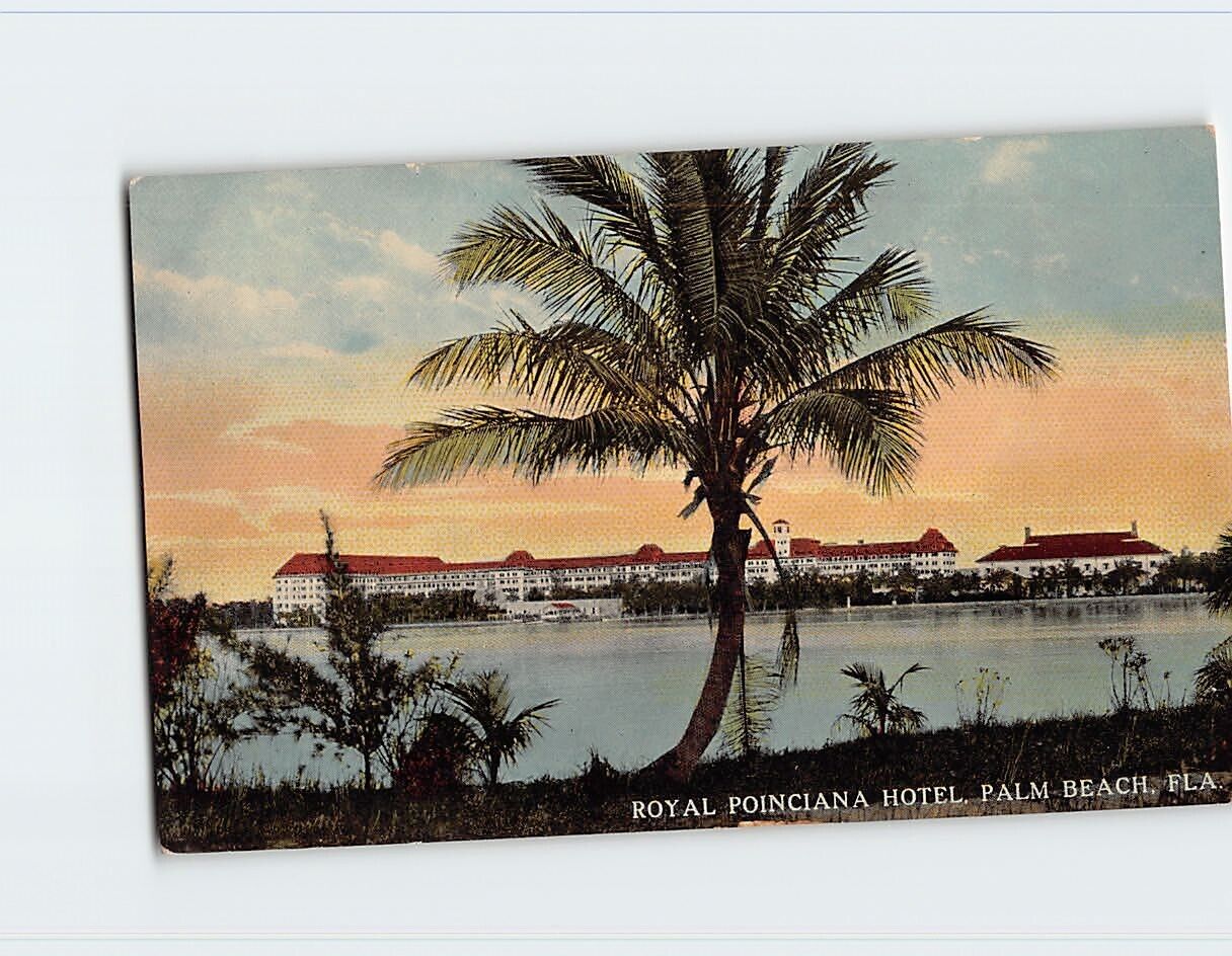 Postcard Royal Poinciana Hotel, Palm Beach, Florida