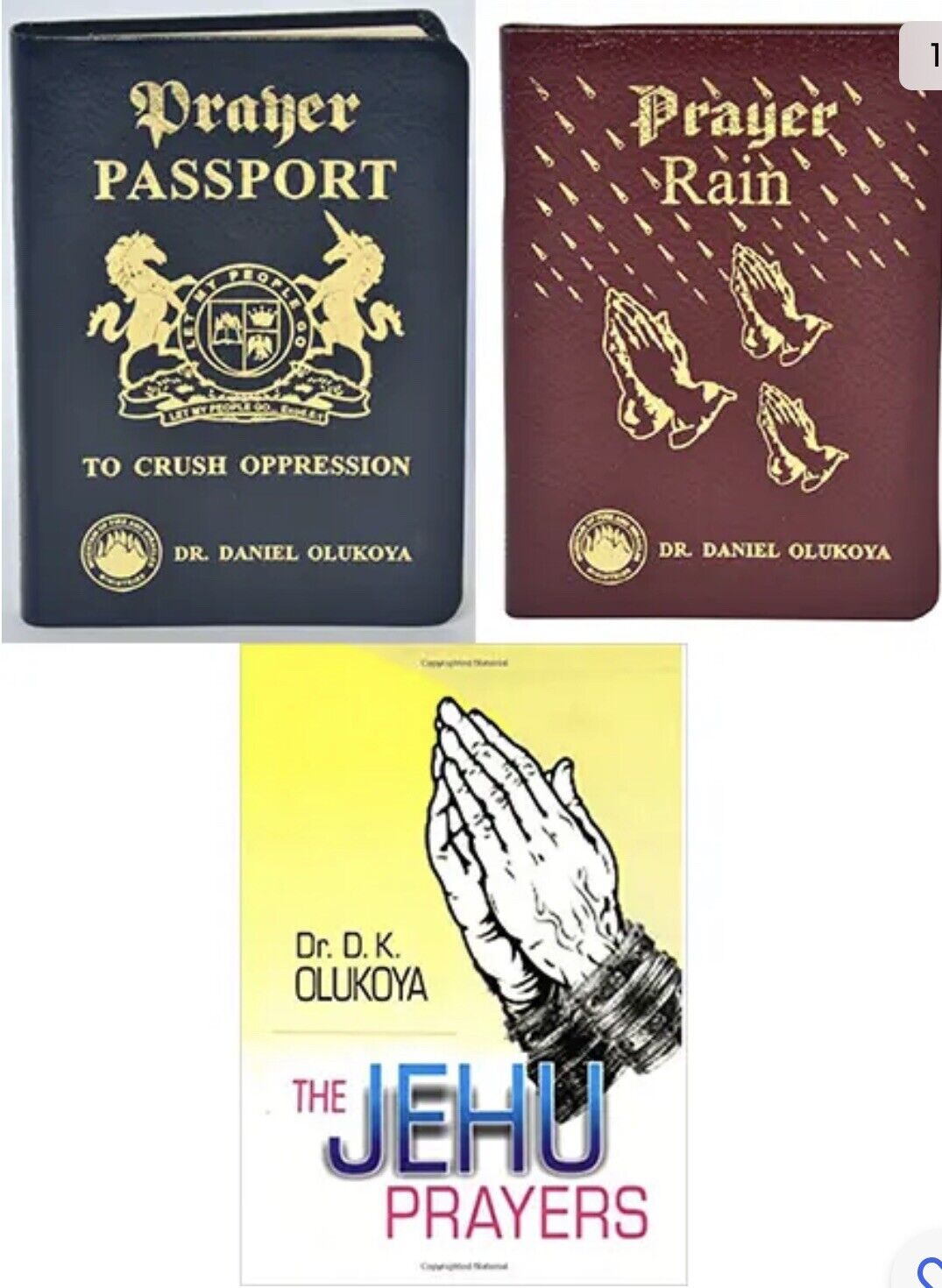 Prayer Passport + Prayer Rain + The Jehu Prayers Devotional Combo