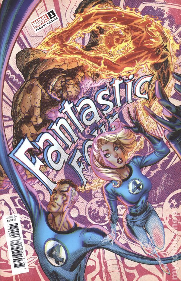 Fantastic Four 1H Campbell Variant VF 2023 Stock Image