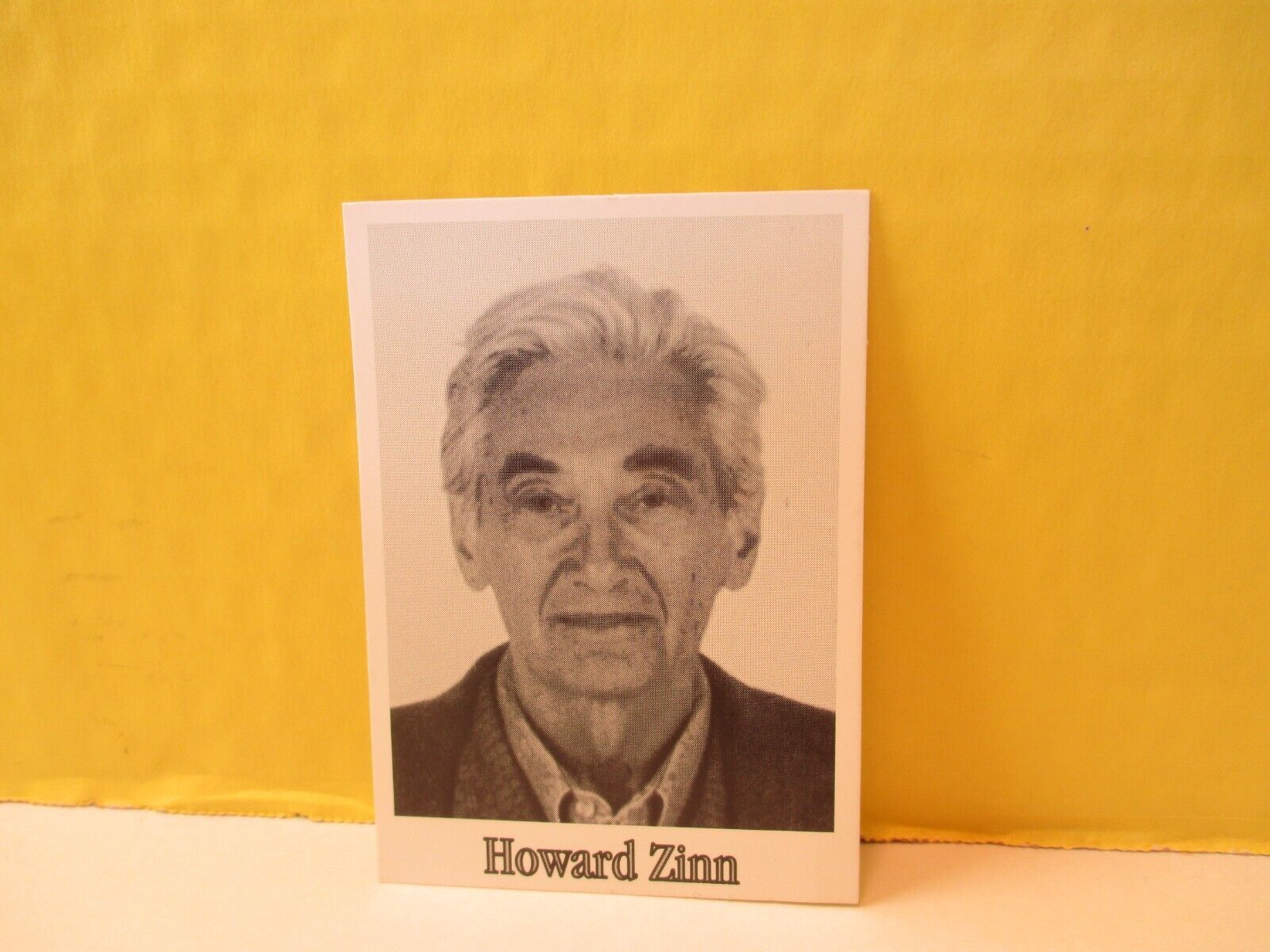 Booksmith Author Trading Card #72 HOWARD ZINN 1994 for YOU CAN\'T BE NEUTRAL