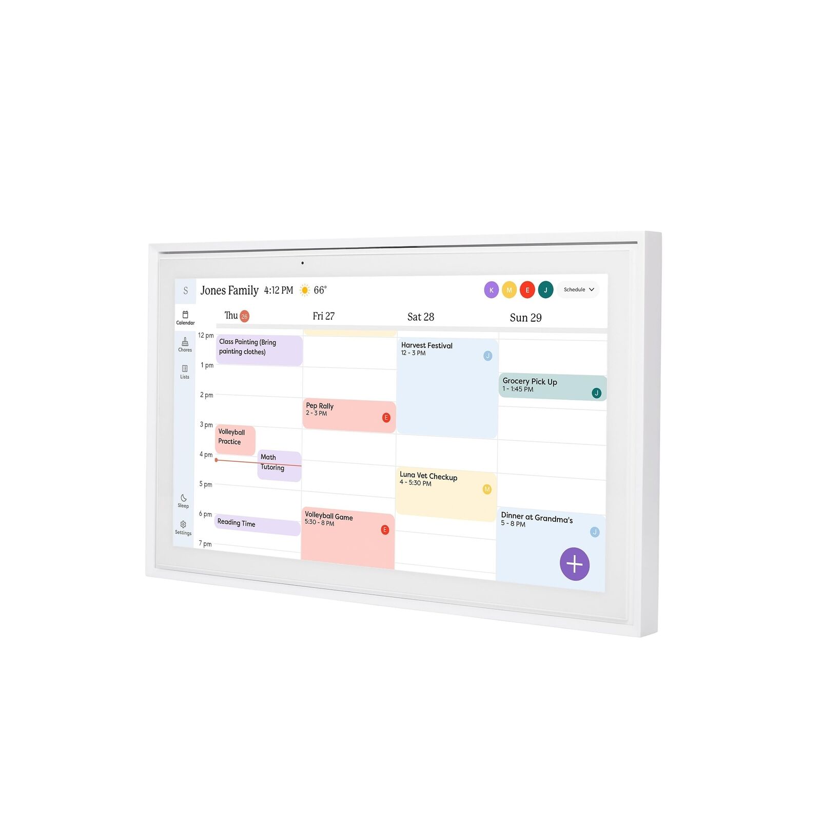 Skylight Calendar: 15 inch Digital Calendar & Chore Chart, Smart Touchscreen ...