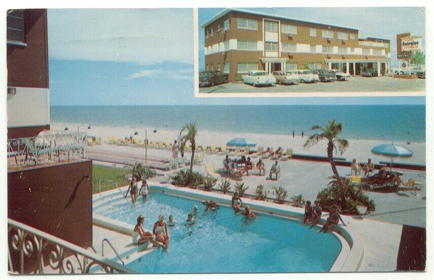 Treasure Island FL Georgian Terrace Apartment Hotel 1950s Postcard Florida