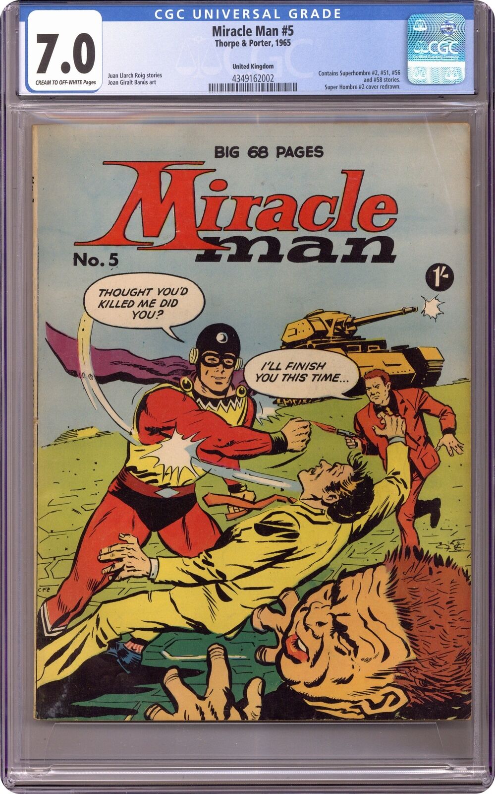 Miracle Man #5 CGC 7.0 1965 4349162002