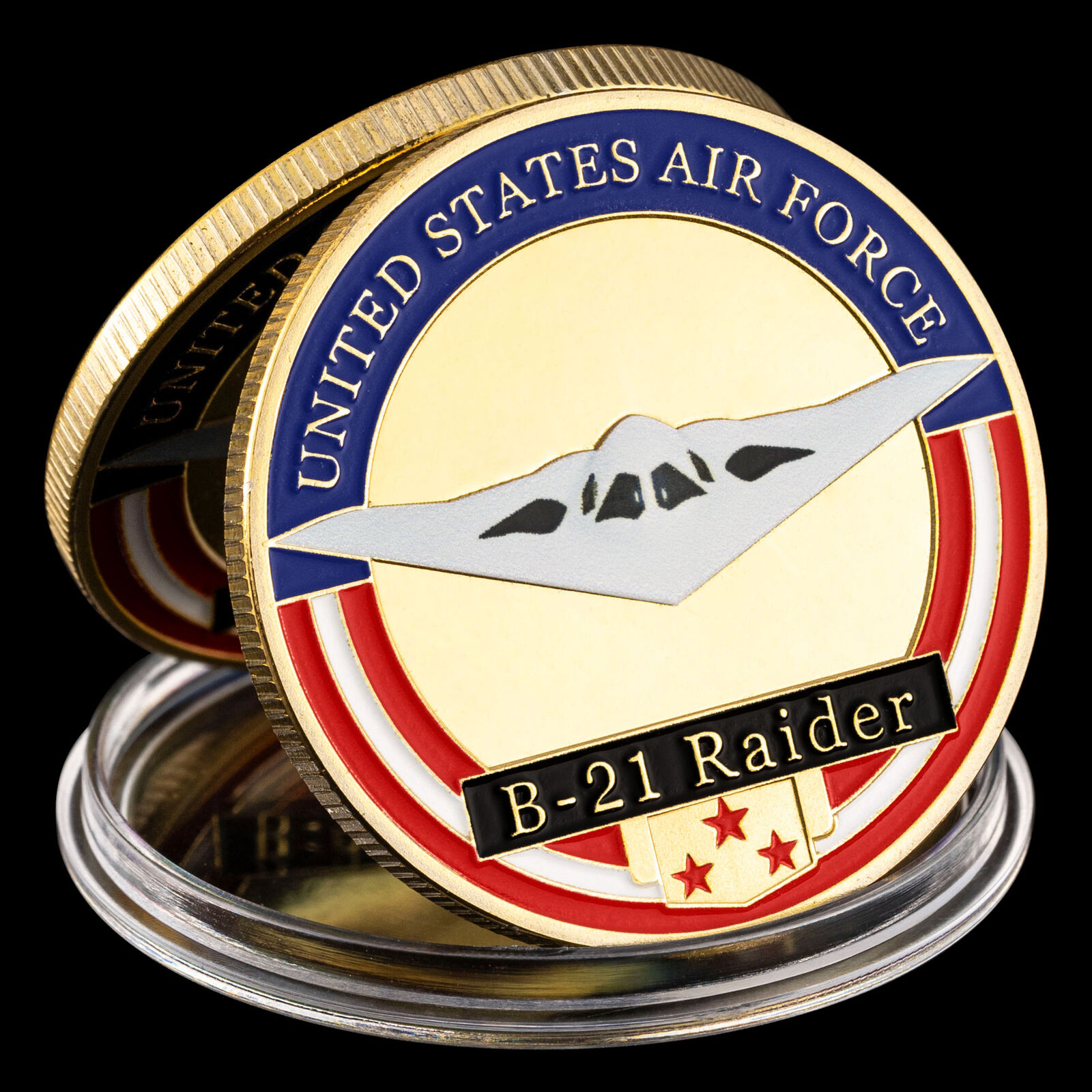 US Air Force B-21 Raider Strategic Bomber Challenge Coin