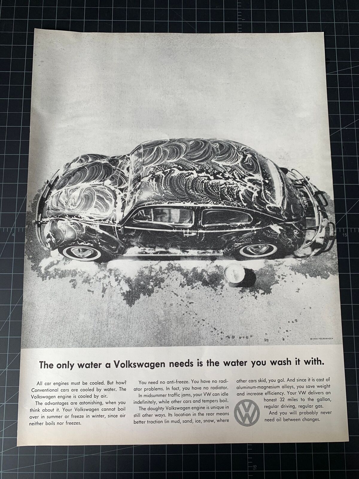 Vintage 1959 Volkswagen Print Ad