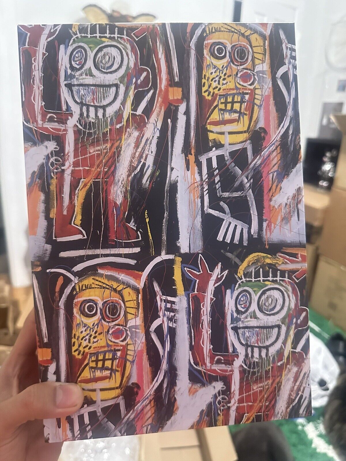 Jean Michel Basquiat #11 100% + 400% Bearbrick Set by Medicom Toy