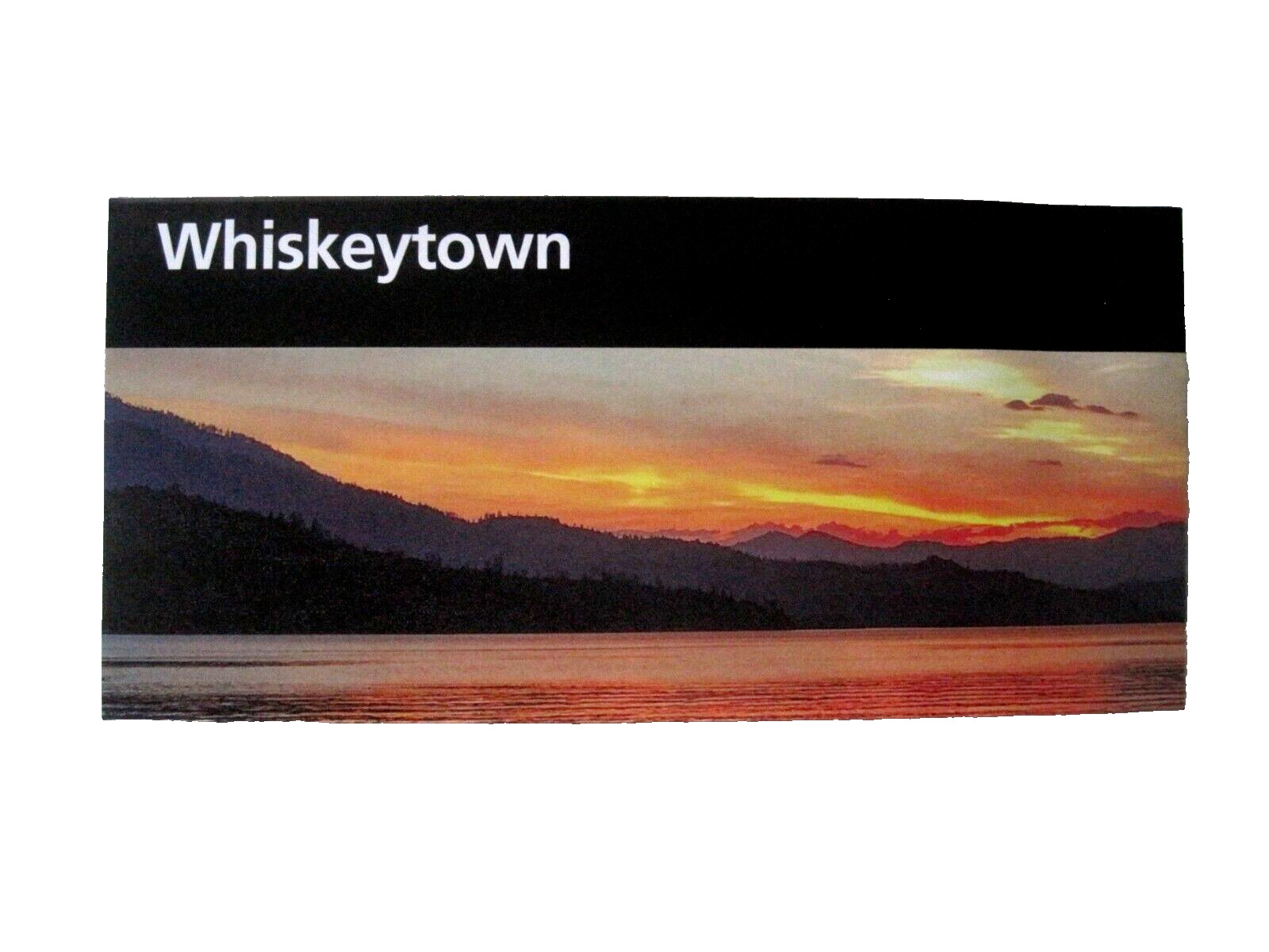 Whiskeytown National Recreation Area National Park Service Unigrid Brochure Map