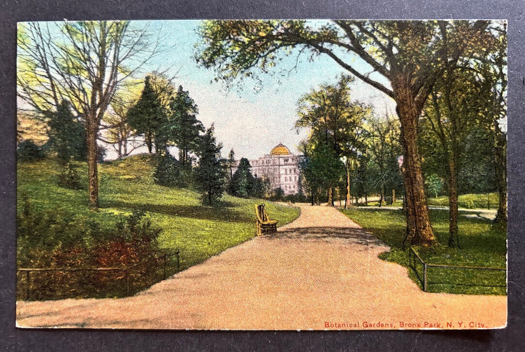 Postcard NY New York City Bronx Park NY Botanical Gardens 1900\'s